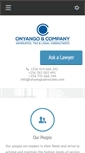 Mobile Screenshot of onyangoadvocates.com